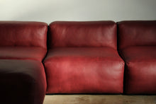 Load image into Gallery viewer, Restored Oxblood Leather "Mags" Modular Sofa by Hay, 2000s
