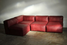 Load image into Gallery viewer, Restored Oxblood Leather "Mags" Modular Sofa by Hay, 2000s