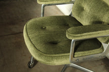 Load image into Gallery viewer, Eames Time Life Executive Chair in Green Mohair, 1970s
