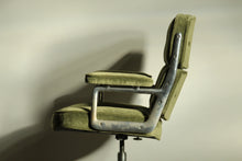 Load image into Gallery viewer, Eames Time Life Executive Chair in Green Mohair, 1970s