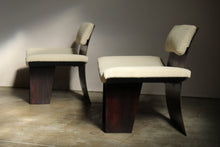 Load image into Gallery viewer, Brazilian Modernist Rosewood and Steel Lounge Chairs, 1970s