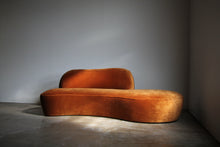 Load image into Gallery viewer, Vladimir Kagan “Zoe” Serpentine Sofa in Mohair, 2000s