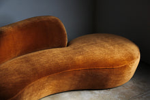 Load image into Gallery viewer, Vladimir Kagan “Zoe” Serpentine Sofa in Mohair, 2000s