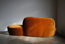 Load image into Gallery viewer, Vladimir Kagan “Zoe” Serpentine Sofa in Mohair, 2000s