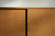 Load image into Gallery viewer, Florence Knoll 'Model 116' Iron Leg and Grass Cloth Credenza for Knoll, 1950s