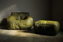 Load image into Gallery viewer, Hans Hopfer Early "Informel" Lounge Chair and Ottoman, 1979