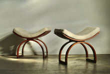 Load image into Gallery viewer, Harvey Probber "Knights" Benches, A Pair, 1950s