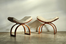 Load image into Gallery viewer, Harvey Probber "Knights" Benches, A Pair, 1950s