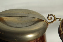 Load image into Gallery viewer, Aldo Tura Lacquered Goatskin and Brass Pipe Form Bar Cart, 1960s