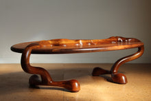 Load image into Gallery viewer, American Studio Craft Sculptural Coffee Table by Sterling King, 1980