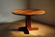 Load image into Gallery viewer, Gerald McCabe Solid Shedua Pedestal Dining Table, 1970s