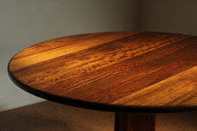 Load image into Gallery viewer, Gerald McCabe Solid Shedua Pedestal Dining Table, 1970s
