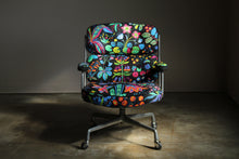 Load image into Gallery viewer, Eames "Time Life" Executive Chair in Josef Frank Textile, 1970s