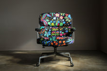 Load image into Gallery viewer, Eames "Time Life" Executive Chair in Josef Frank Textile, 1970s