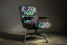 Load image into Gallery viewer, Eames "Time Life" Executive Chair in Josef Frank Textile, 1970s