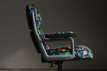 Load image into Gallery viewer, Eames "Time Life" Executive Chair in Josef Frank Textile, 1970s