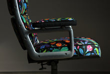 Load image into Gallery viewer, Eames "Time Life" Executive Chair in Josef Frank Textile, 1970s