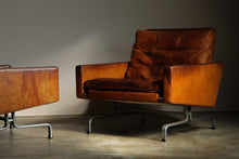 Load image into Gallery viewer, Poul Kjaerholm Early Pair of "PK31" Easy Chairs for E. Kold Christensen, 1950s