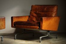 Load image into Gallery viewer, Poul Kjaerholm Early Pair of "PK31" Easy Chairs for E. Kold Christensen, 1950s