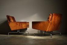 Load image into Gallery viewer, Poul Kjaerholm Early Pair of "PK31" Easy Chairs for E. Kold Christensen, 1950s