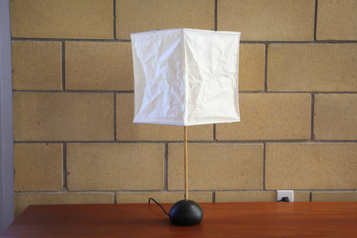 1970s Isamu Noguchi Akari Bamboo Table Lamp Model Akari X1 With