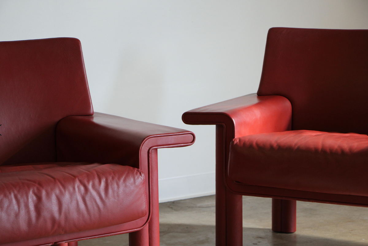 Afra & Tobia Scarpa Lounge Chairs - a Pair – Whatever Gallery Afra & Tobia Scarpa Lounge Chairs - a Pair – Whatever Gallery