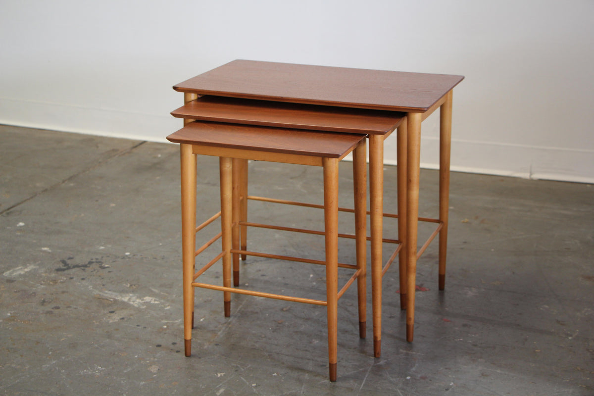 Grete Jalk Two-Tone Nesting Tables