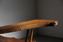 Load image into Gallery viewer, Mira Nakashima Maple Burl Slab Arm Rocking Chair, 2005