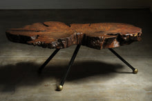 Load image into Gallery viewer, Live Edge Ironwood Coffee Table by Sabena of Mexico, 1960s
