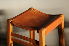 Load image into Gallery viewer, Leather and Walnut Counter Stools by Werner Biermann for Arte Sano, 1960s
