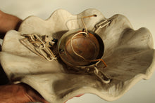 Load image into Gallery viewer, Frances Elkins Cast Plaster Shell Ceiling Light, 1952

