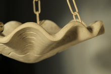 Load image into Gallery viewer, Frances Elkins Cast Plaster Shell Ceiling Light, 1952
