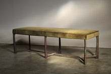 Load image into Gallery viewer, Holly Hunt Cast Bronze "XY Bench", 2000s
