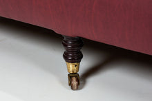 Load image into Gallery viewer, George Smith English Scroll Arm Signature Leather Sofa, 2000s
