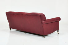 Load image into Gallery viewer, George Smith English Scroll Arm Signature Leather Sofa, 2000s
