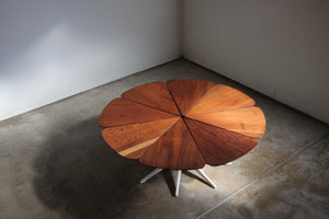 Richard Schultz Early California Redwood "Petal" Coffee Table for Knoll, 1960s