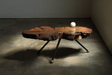 Load image into Gallery viewer, Live Edge Ironwood Coffee Table by Sabena of Mexico, 1960s
