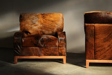 Load image into Gallery viewer, Christian Liaigre for Holly Hunt Cowhide Club Chairs, 2000s
