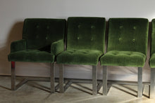 Load image into Gallery viewer, Paul Evans Mohair and Chrome Dining Chairs for Directional, 1970s
