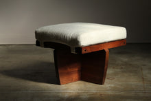 Load image into Gallery viewer, Vintage Studio "Greenrock" Ottoman after George Nakashima
