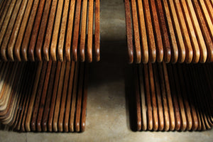 Pacific Green Palmwood "Hawaiian" Tables, 2000s