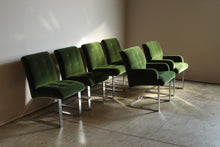 Load image into Gallery viewer, Paul Evans Mohair and Chrome Dining Chairs for Directional, 1970s
