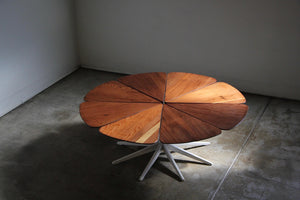 Richard Schultz Early California Redwood "Petal" Coffee Table for Knoll, 1960s