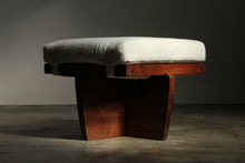 Load image into Gallery viewer, Vintage Studio "Greenrock" Ottoman after George Nakashima
