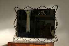Load image into Gallery viewer, Jean Royere Style Large Undulating Wall Mirror, 1950s

