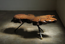 Load image into Gallery viewer, Live Edge Ironwood Coffee Table by Sabena of Mexico, 1960s
