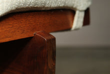 Load image into Gallery viewer, Vintage Studio "Greenrock" Ottoman after George Nakashima
