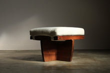 Load image into Gallery viewer, Vintage Studio "Greenrock" Ottoman after George Nakashima
