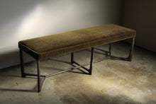 Load image into Gallery viewer, Holly Hunt Cast Bronze "XY Bench", 2000s
