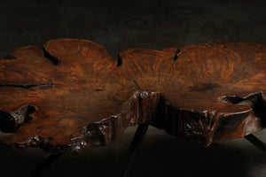 Live Edge Ironwood Coffee Table by Sabena of Mexico, 1960s